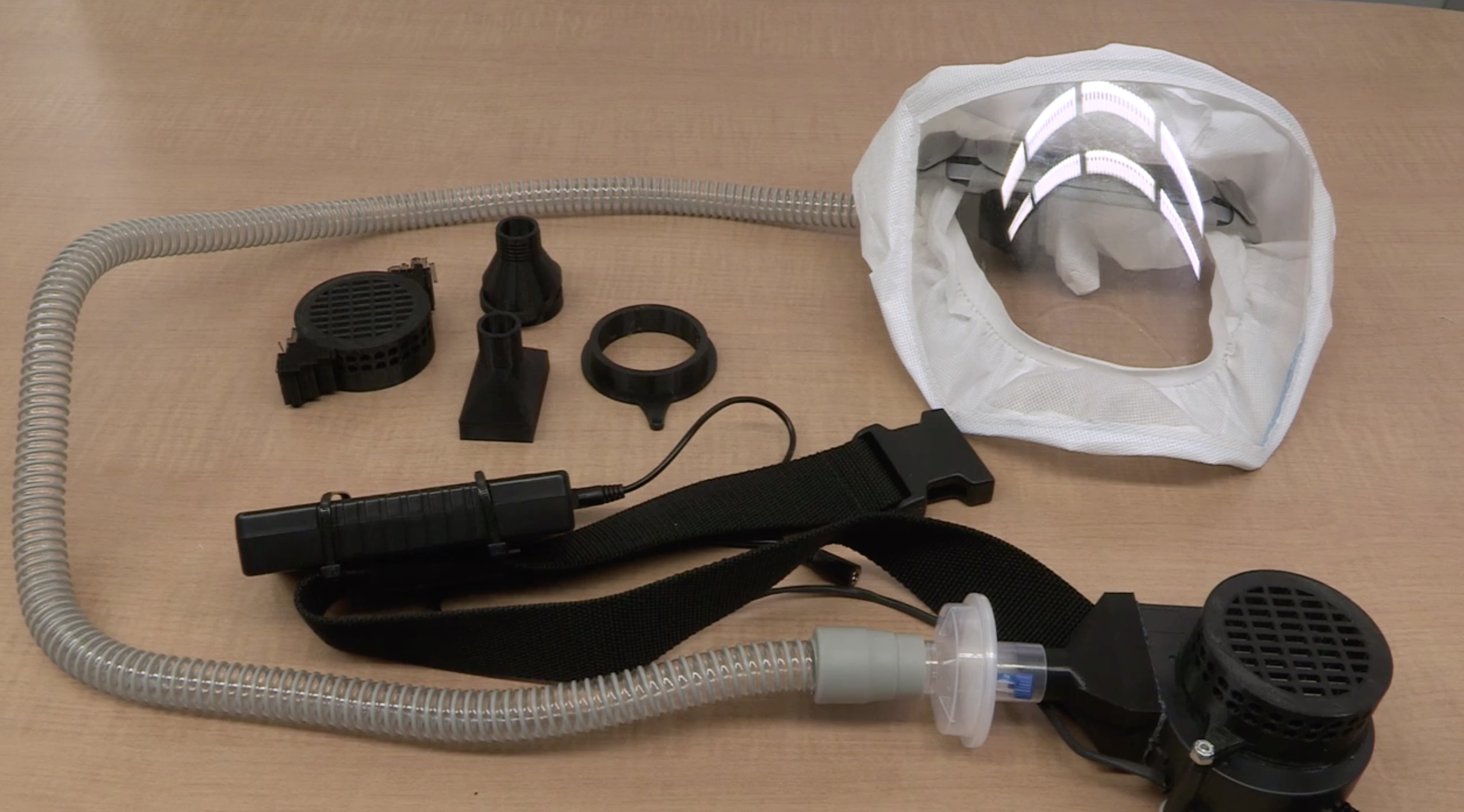 U. Health designs new reusable air-purifying respirator system for workers on COVID-19 frontlines