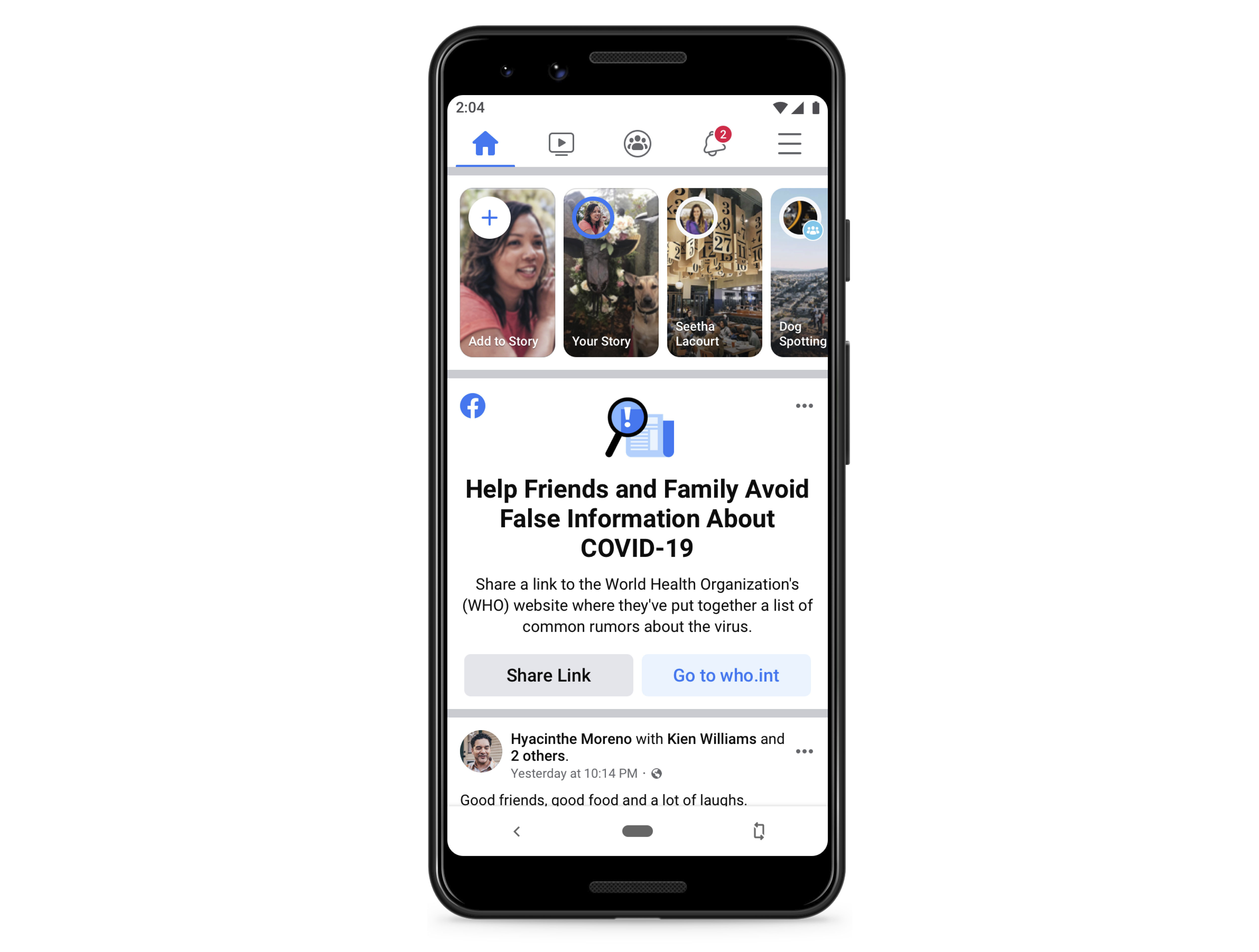 Facebook to warn users who 'liked' coronavirus hoaxes