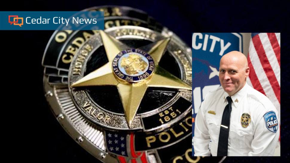 ‘I hope I led by example’; Cedar City Police sergeant retires
