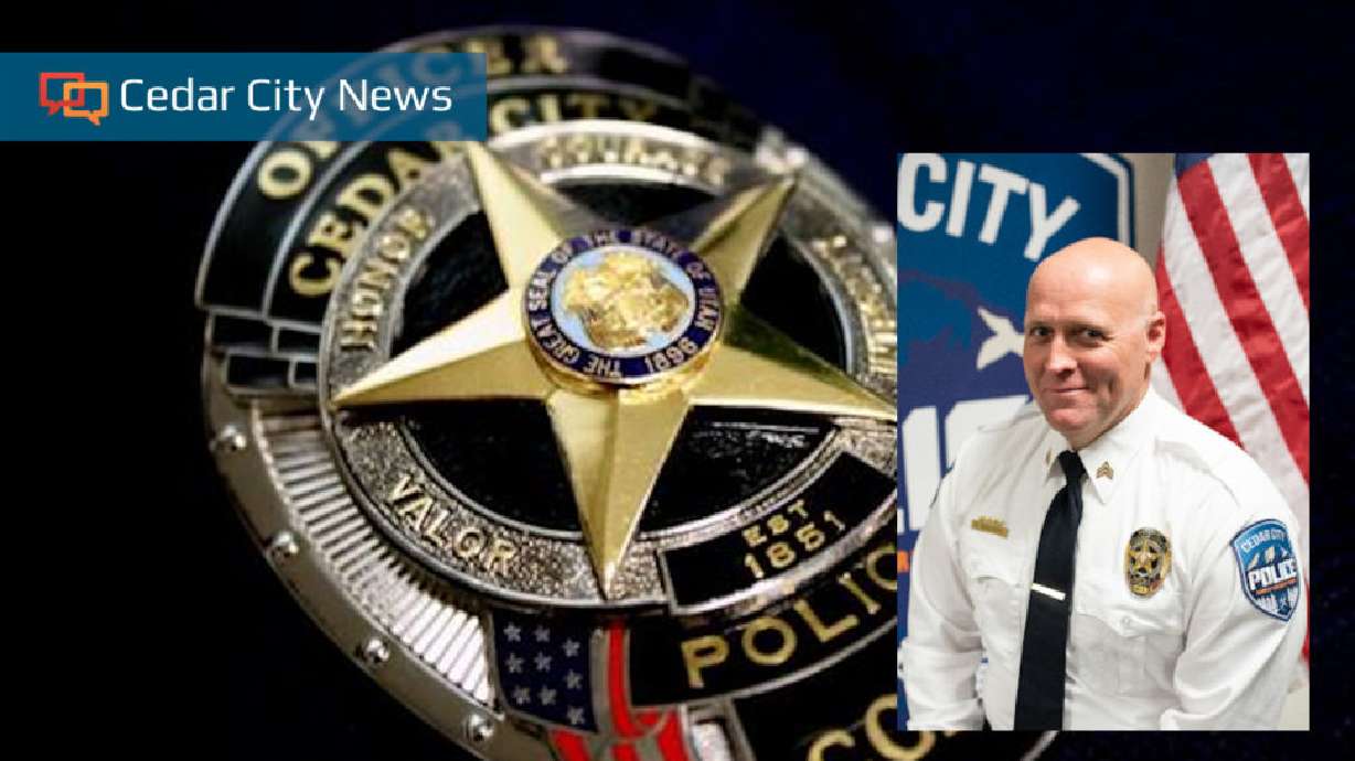 ‘I hope I led by example’; Cedar City Police sergeant retires