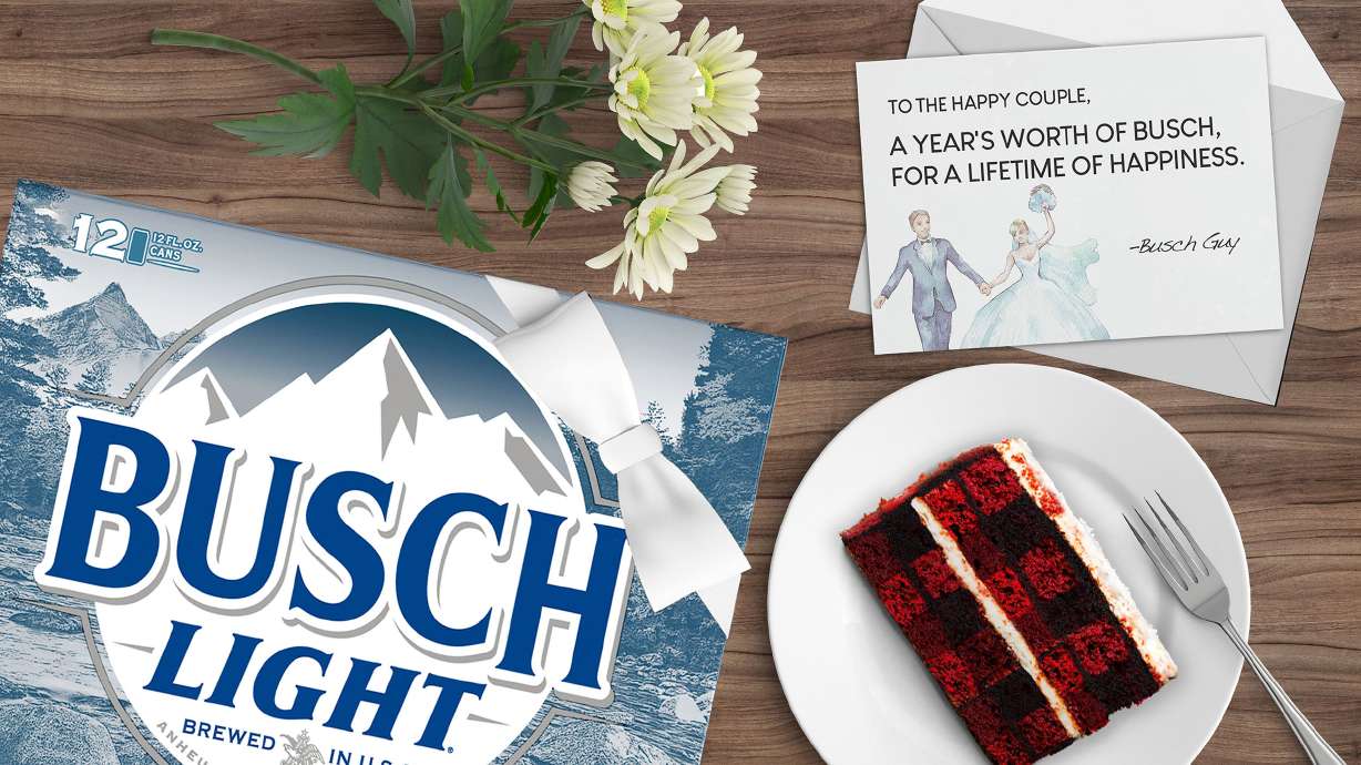Busch is offering a year of free beer to couples whose weddings plans were changed due to coronavirus