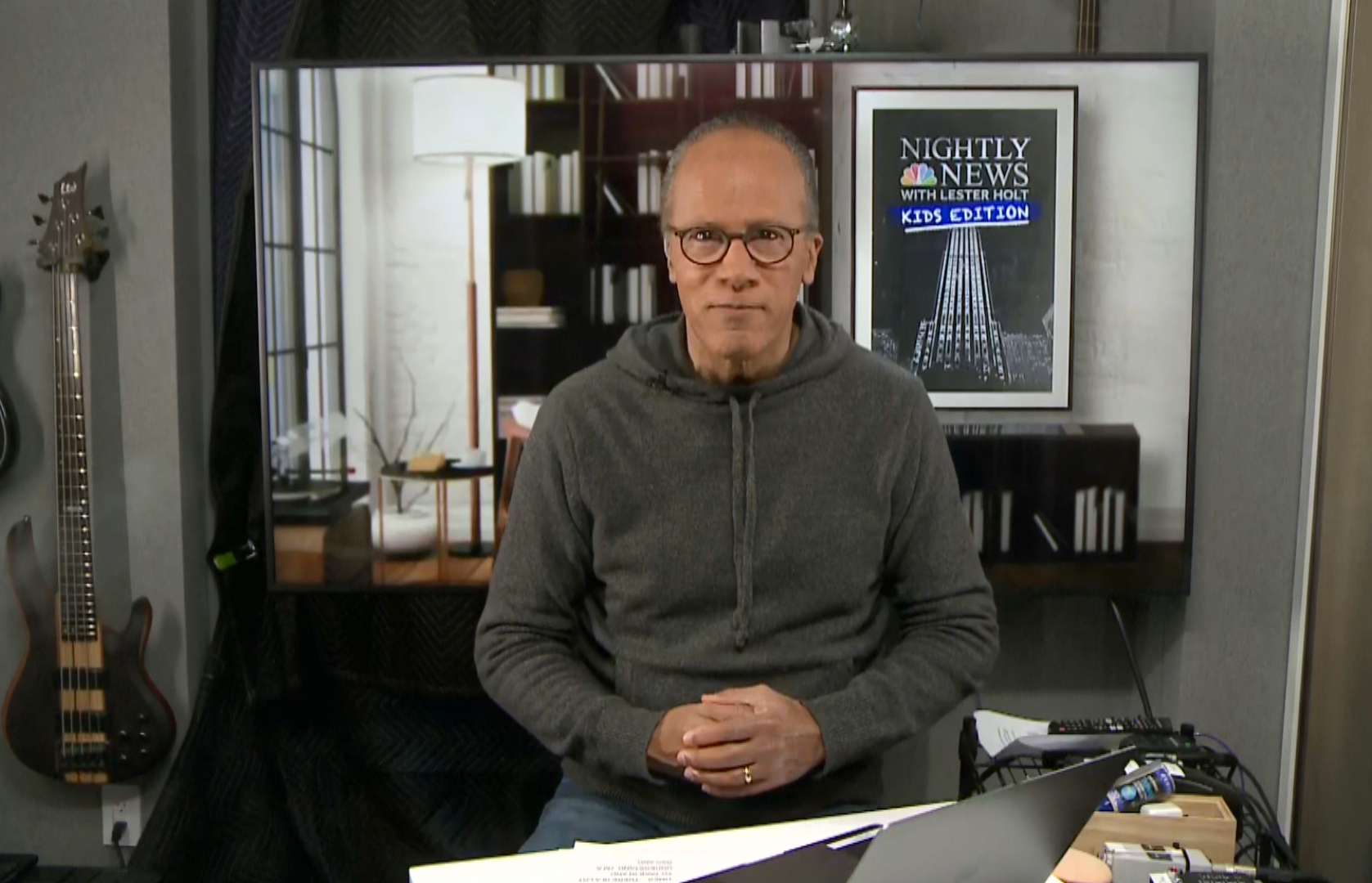 Lester Holt starts show for children about the coronavirus