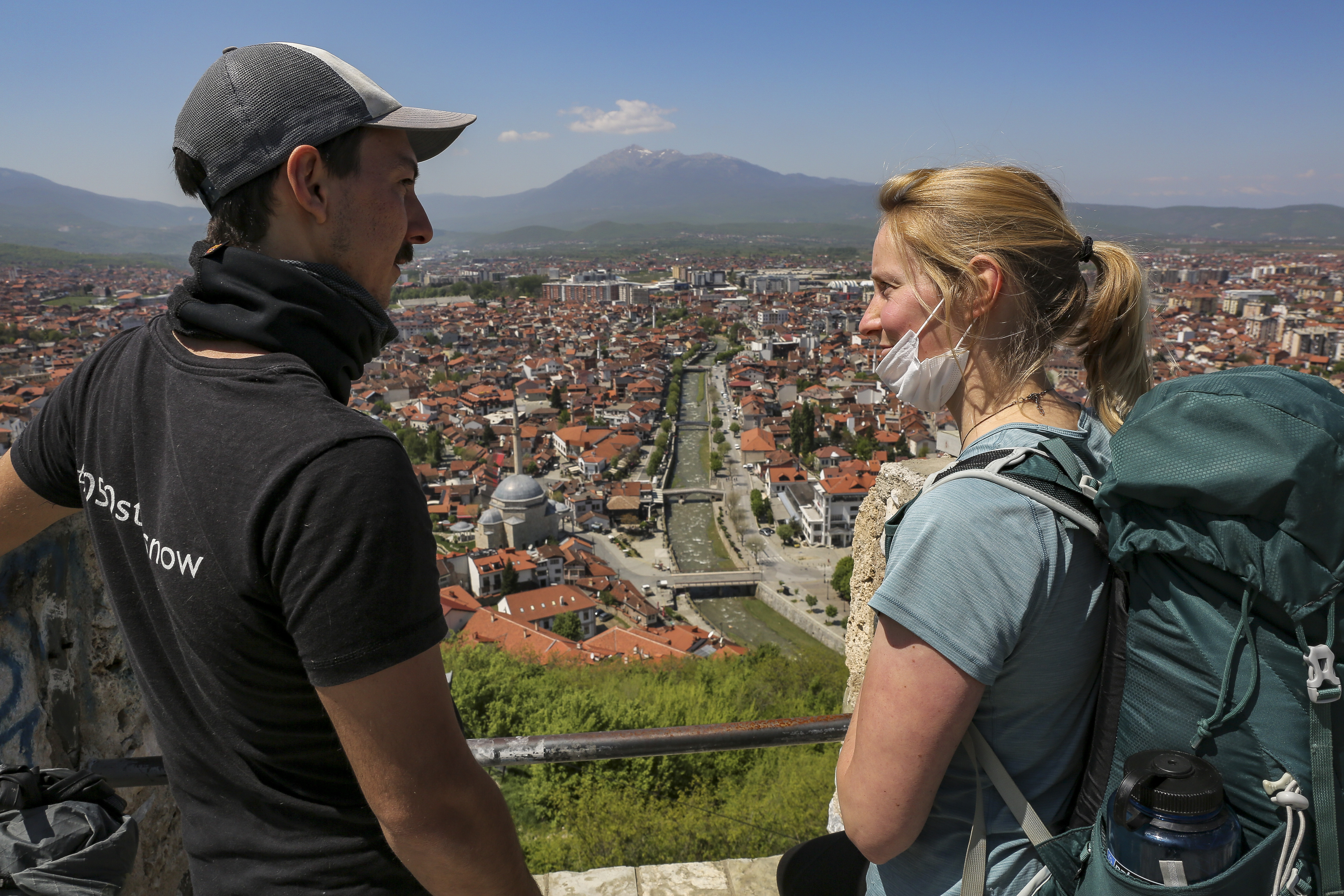 UK climate activists stranded in historic town in Kosovo
