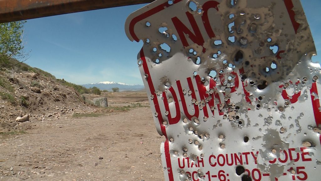 Some popular shooting ranges in Utah County now have homes nearby. (Photo: KSL TV)