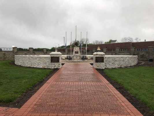 A photo taken by Capt. Lyndsie Hauck shows the National Fallen Firefighters Memorial in Emmitsburg, Maryland. (Photo: Capt. Lyndsie Hauck via KSL TV)