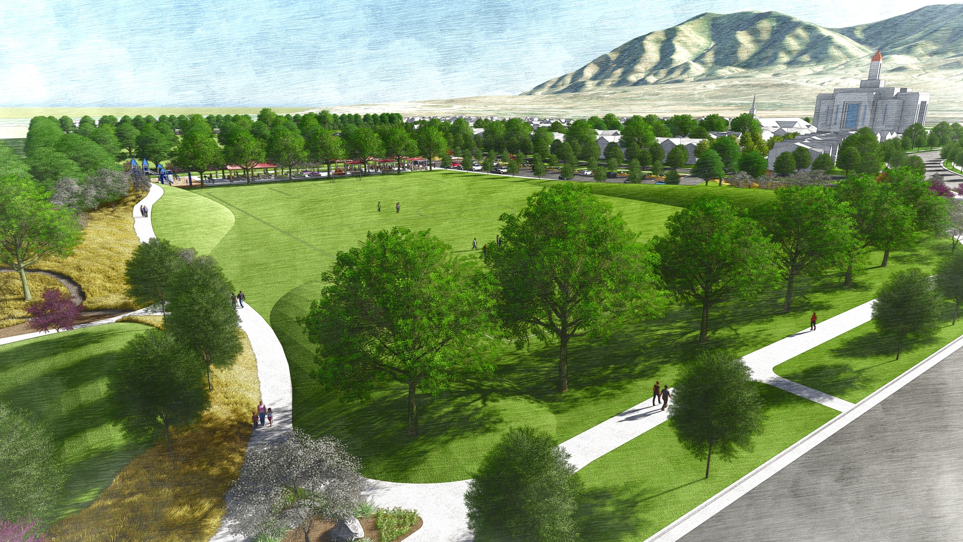 Church reveals proposed community to surround Tooele Valley Temple