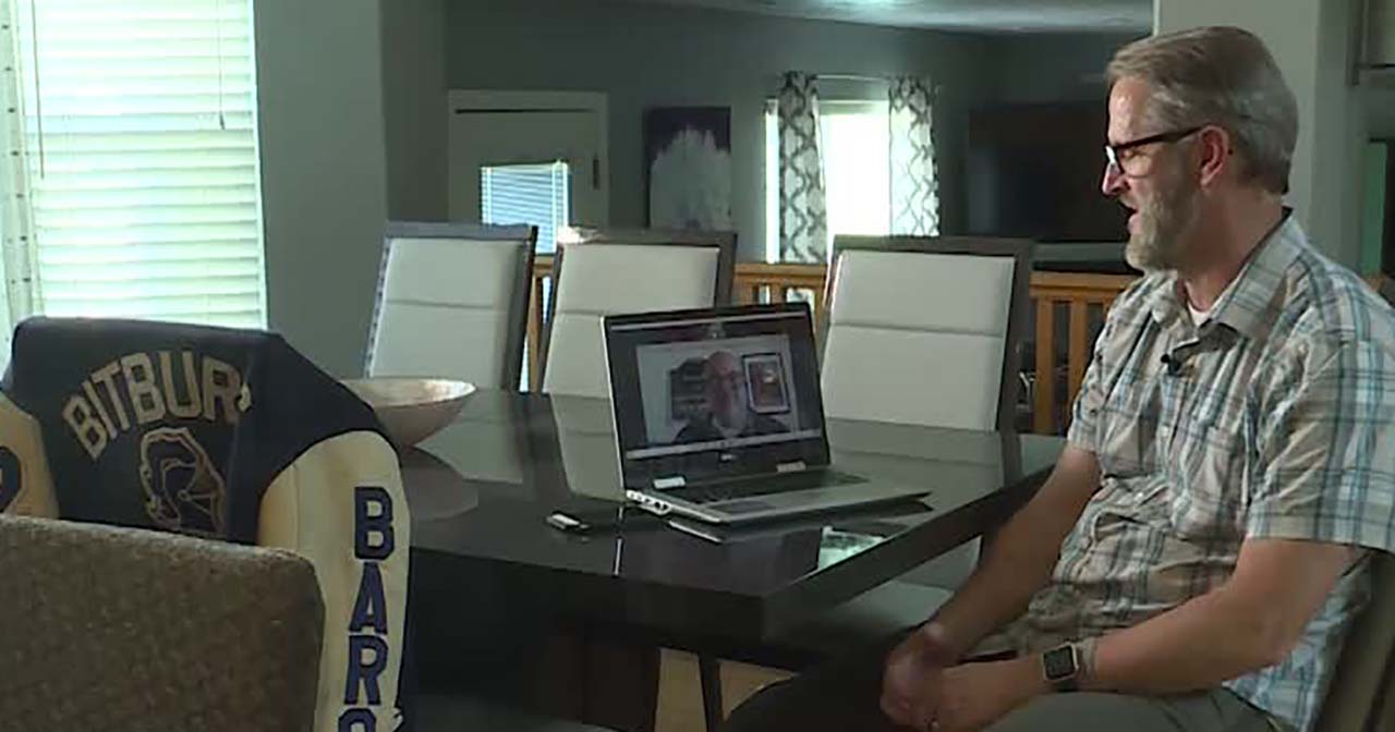 Scott Sanders left his high school class ring on top of a paper towel dispenser at an Air Force base in Bitburg, Germany, in 1982 and believed it was lost forever. (Photo: Stuart Johnson, KSL TV)