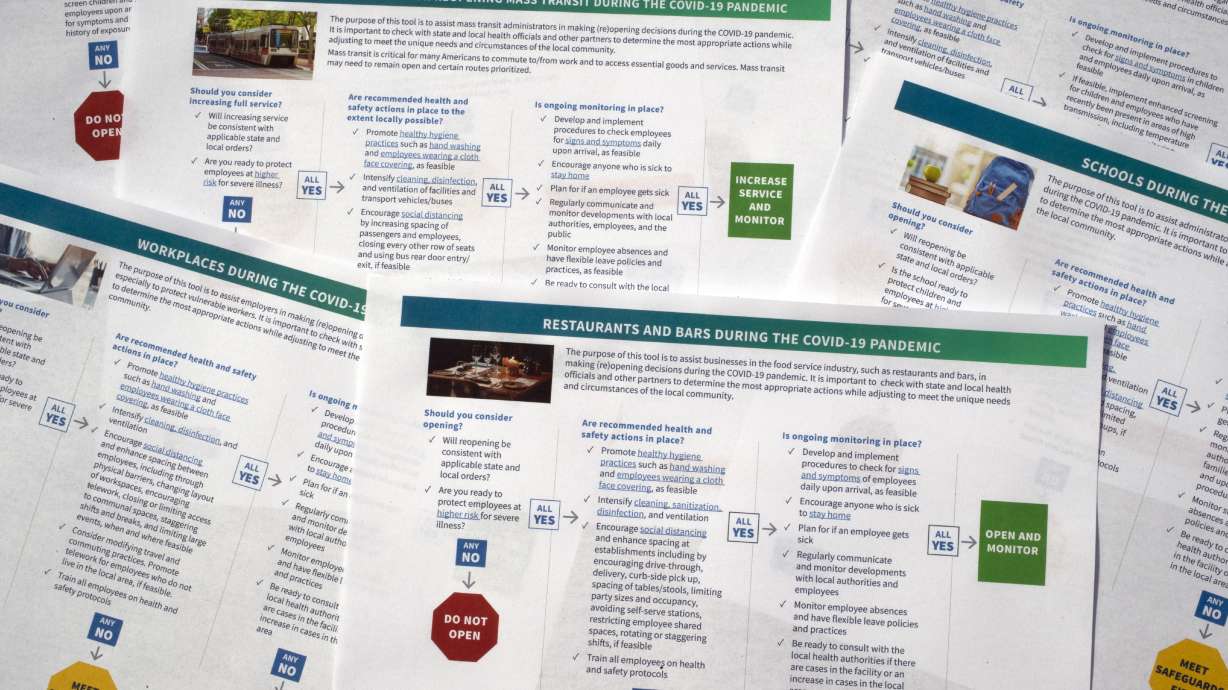 Officials release edited coronavirus reopening guidance