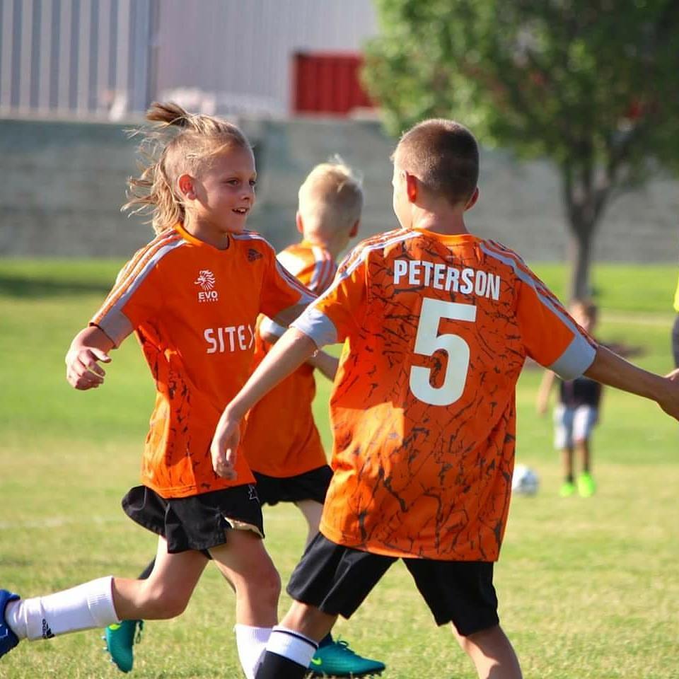 Arianne Brown's son, Aussie, plays in a game last spring. (Photo: Arianne Brown)