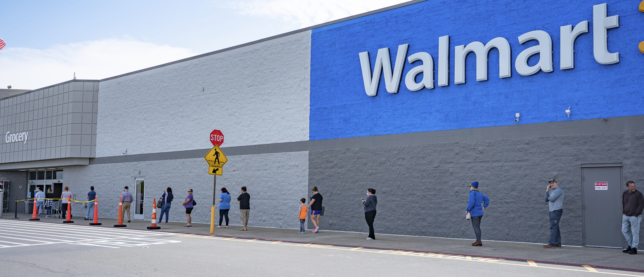 Walmart becomes a pandemic lifeline, online sales surge 74%