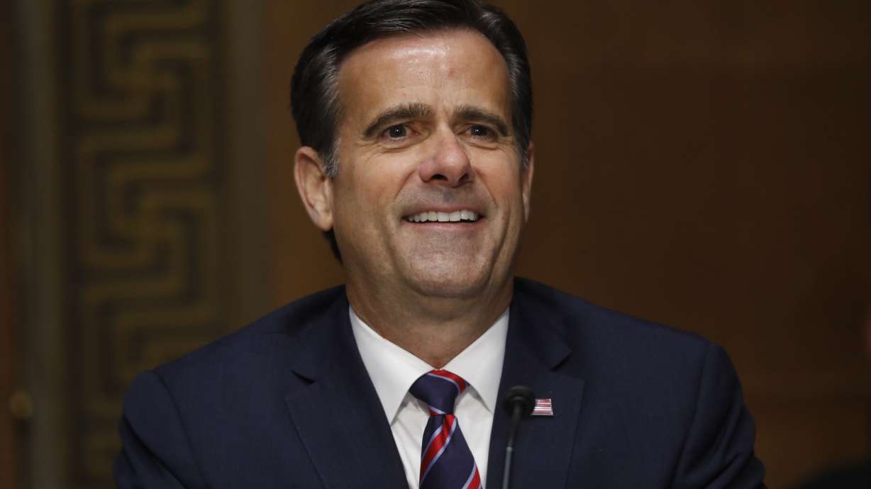 Panel approves Ratcliffe for spy chief, sends to full Senate