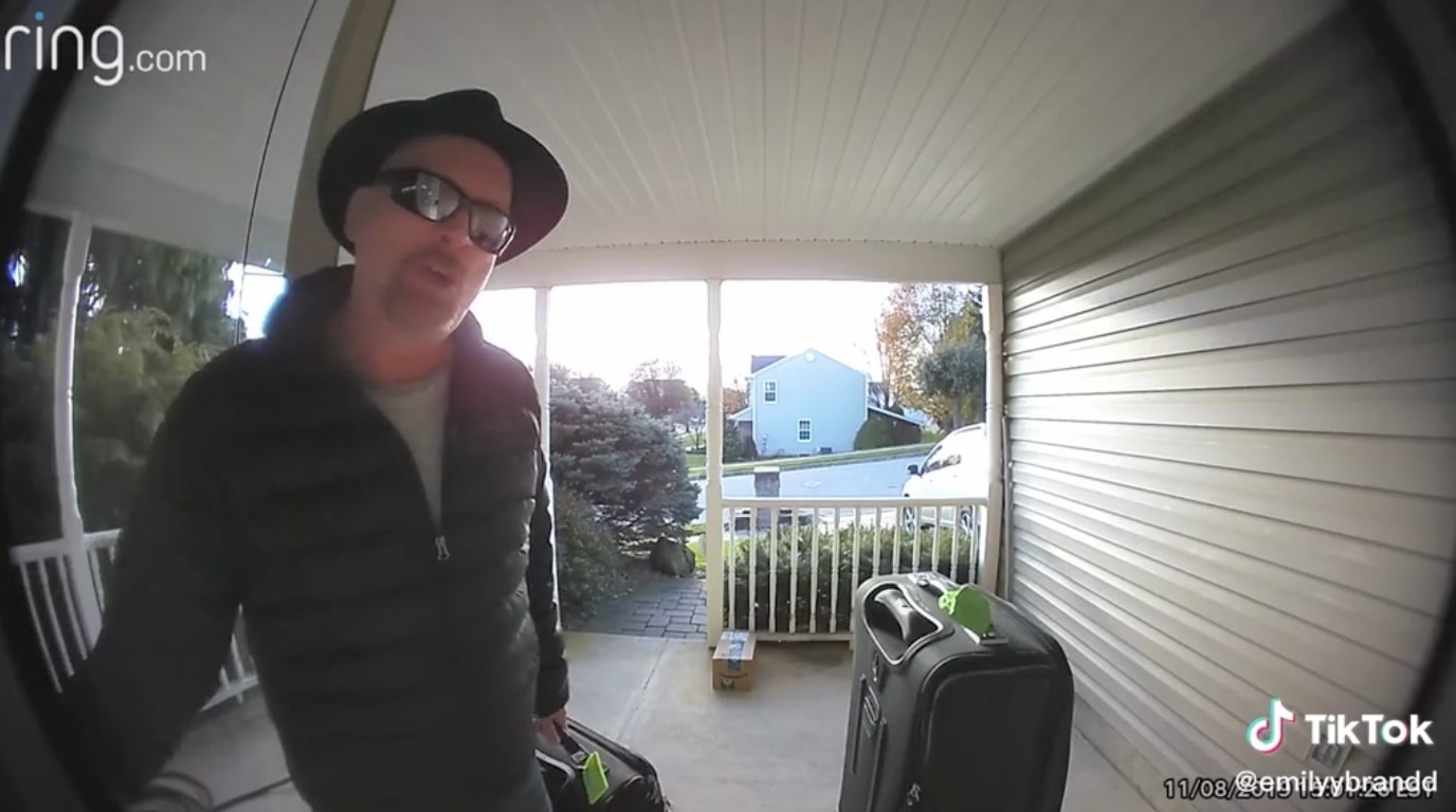 Have You Seen This? Dad makes video diary for daughter with smart doorbell