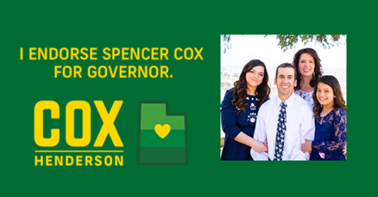 Photo courtesy of Cox for Governor