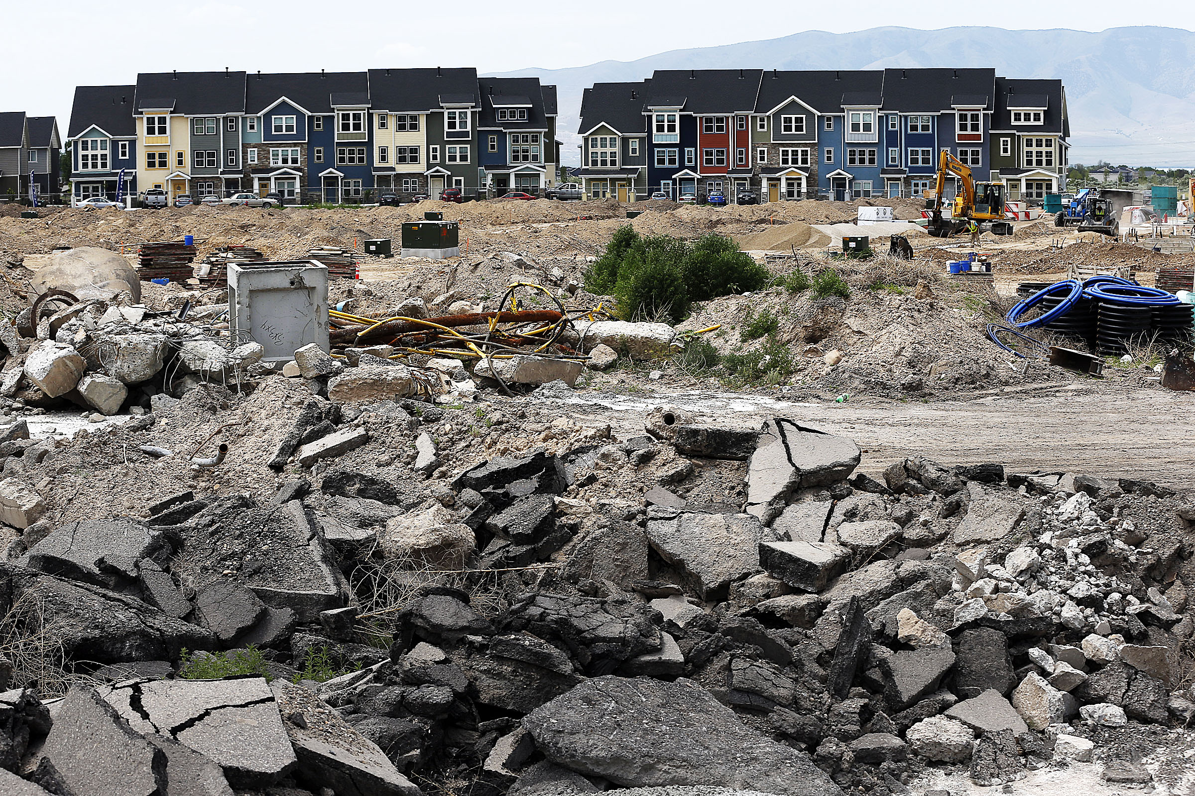 New housing and housing construction is shown in Vineyard on Tuesday, June 7, 2016. (Photo: Ravell Call, KSL, File)