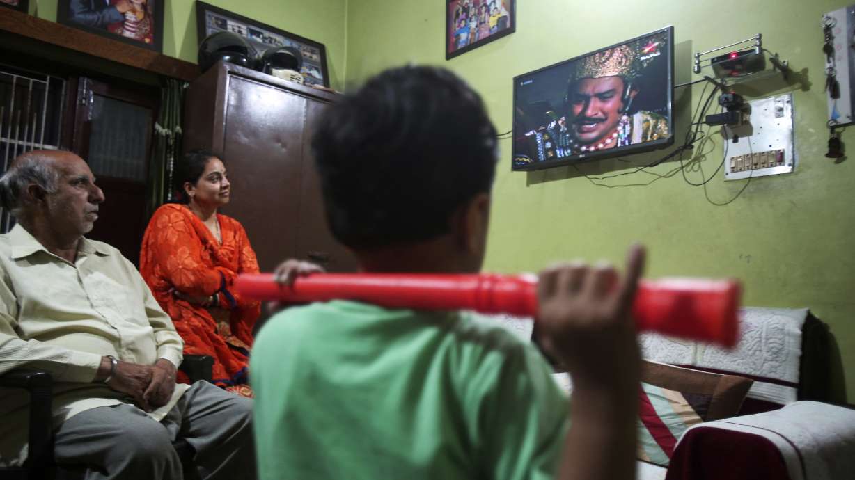 Reruns of religious dramas comfort Indians in dire times