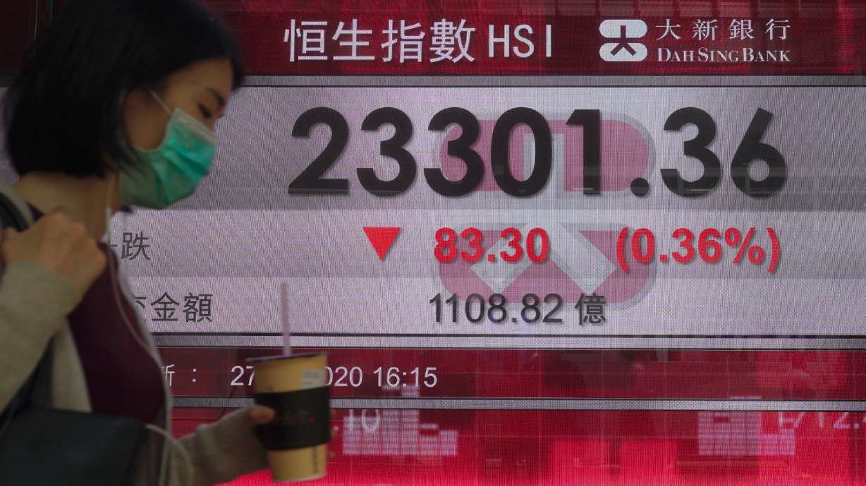 Asia shares fall as US-China tensions douse rally on Wall St