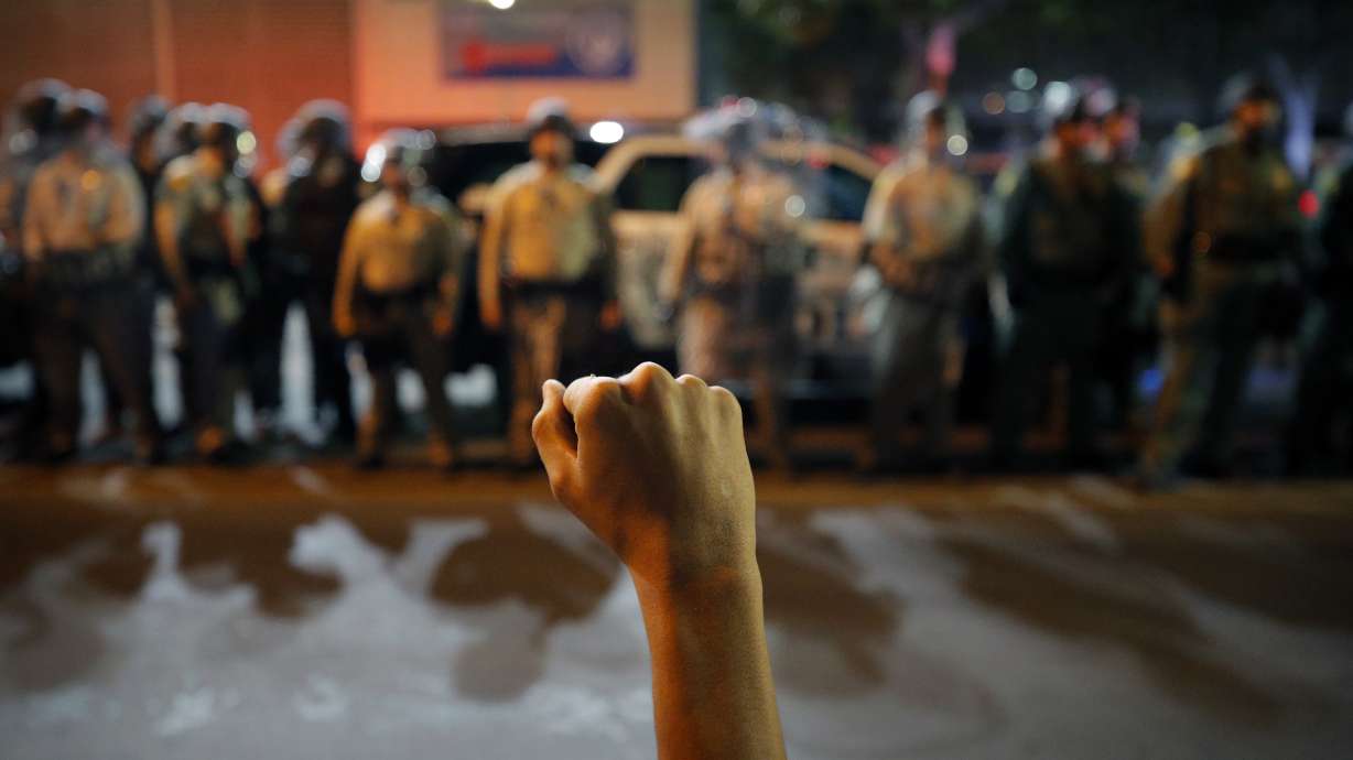 Vegas officer on life support after attack during protests