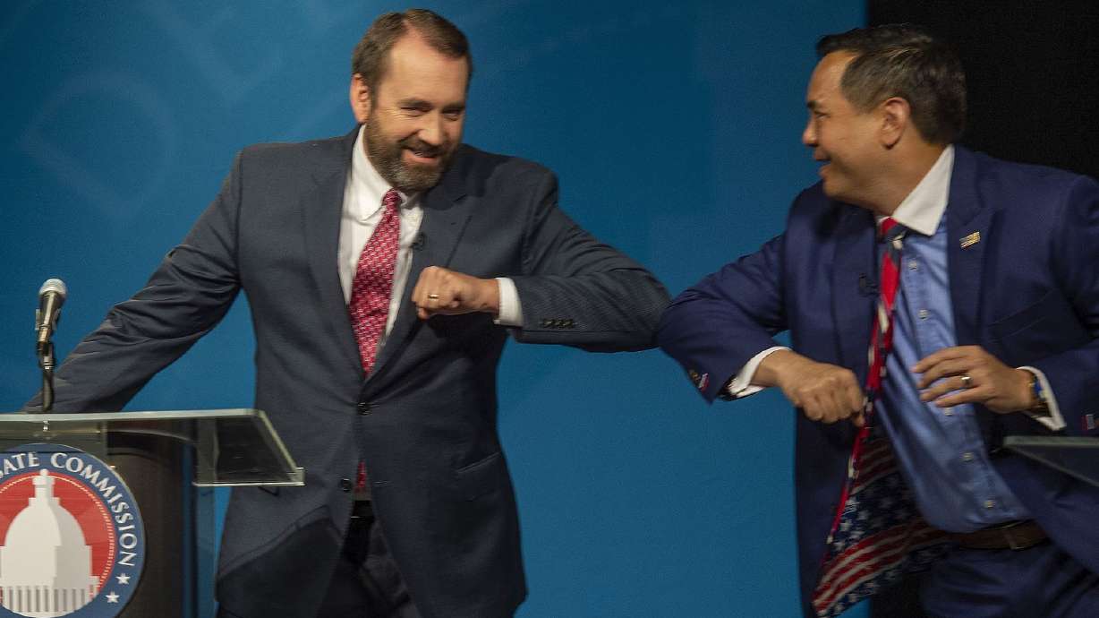 Sean Reyes, David Leavitt swing away in Utah GOP attorney general debate