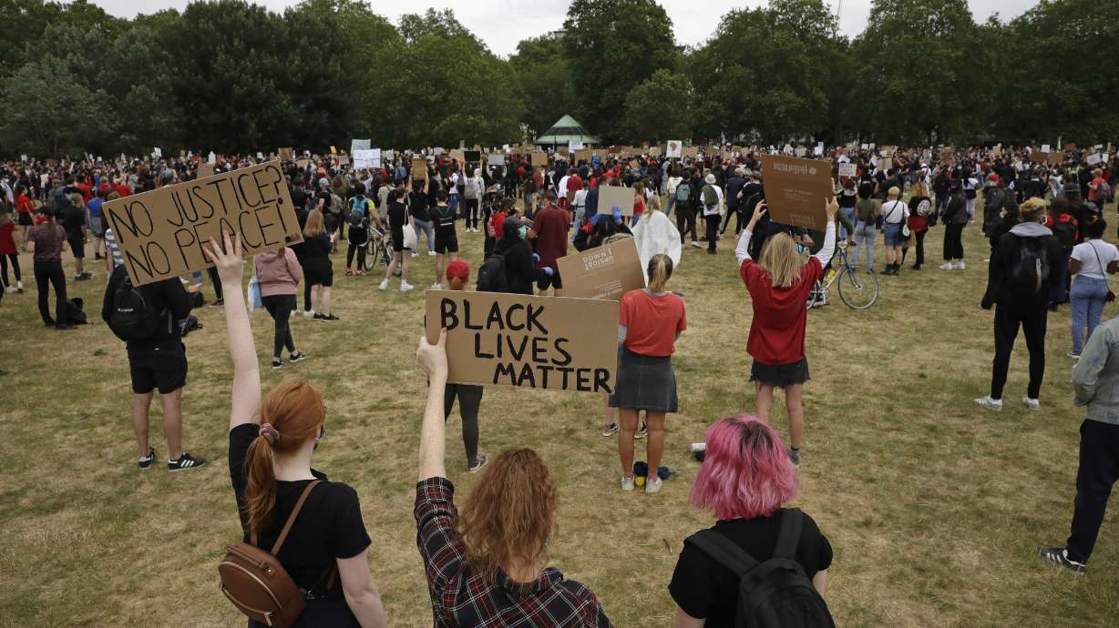 Thousands in Europe decry racial injustice, police violence