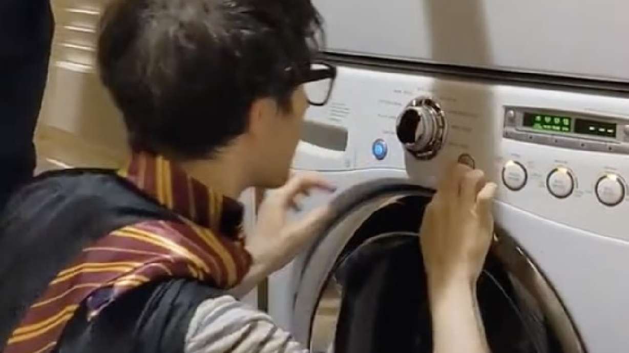 Have You Seen This? Astonishing version of Harry Potter theme played on washer-dryer