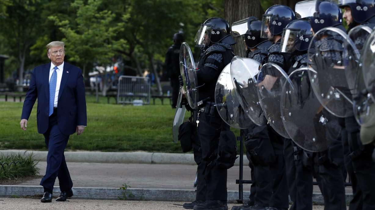 Trump photo op, talk of military force amp up GOP challenge