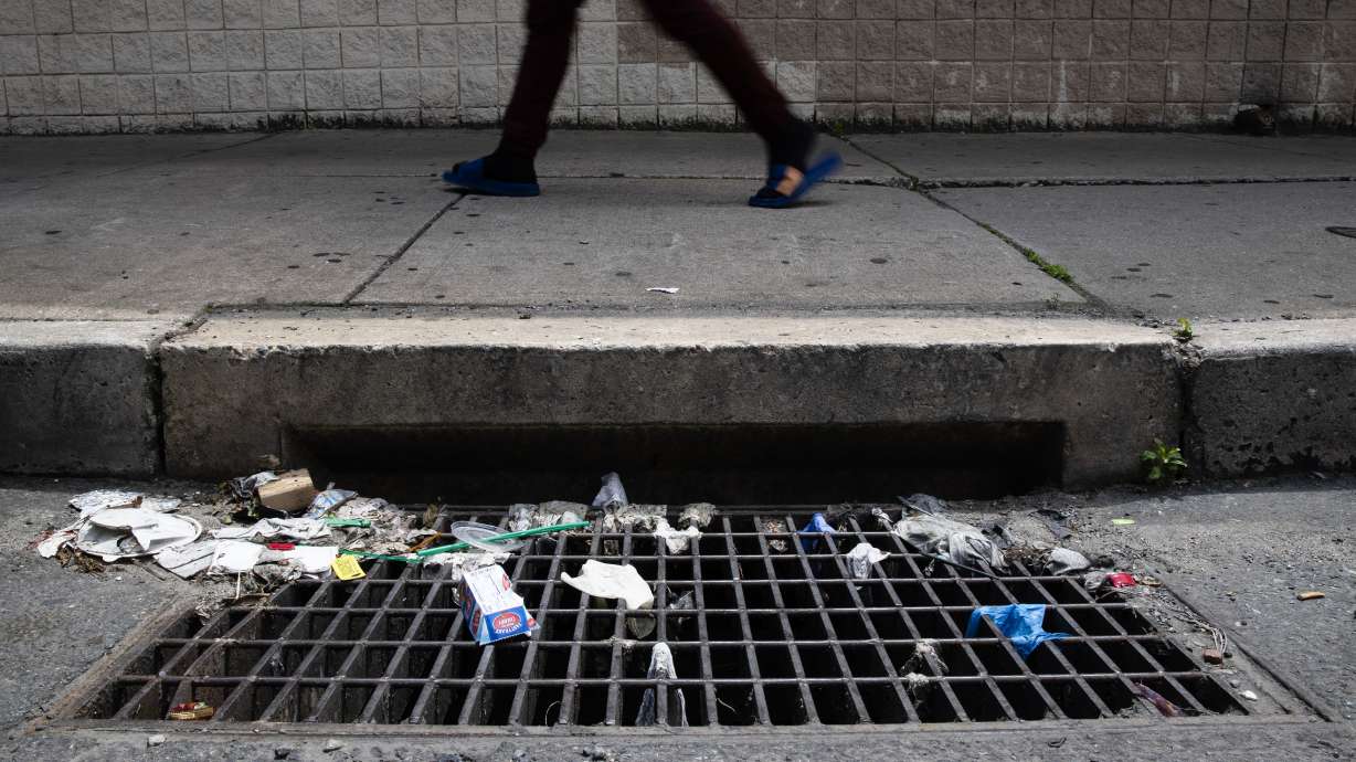 Epidemic of wipes and masks plagues sewers, storm drains