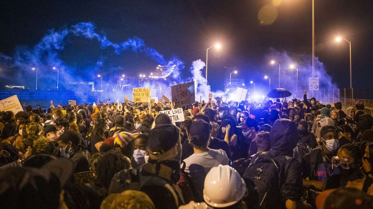 The Latest: Protesters take to NYC streets after curfew