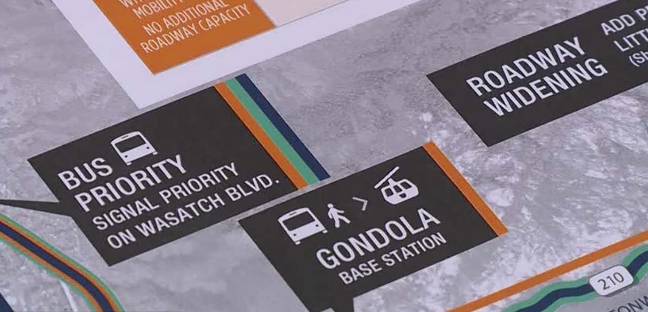 UDOT proposes three options to ease Little Cottonwood Canyon traffic Thursday, June 4, 2020. (Photo: KSL TV)