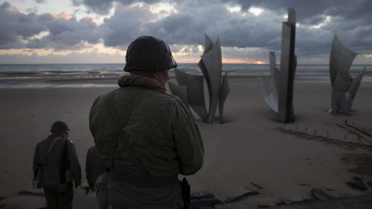 Pandemic makes for a lonely D-Day observance in Normandy