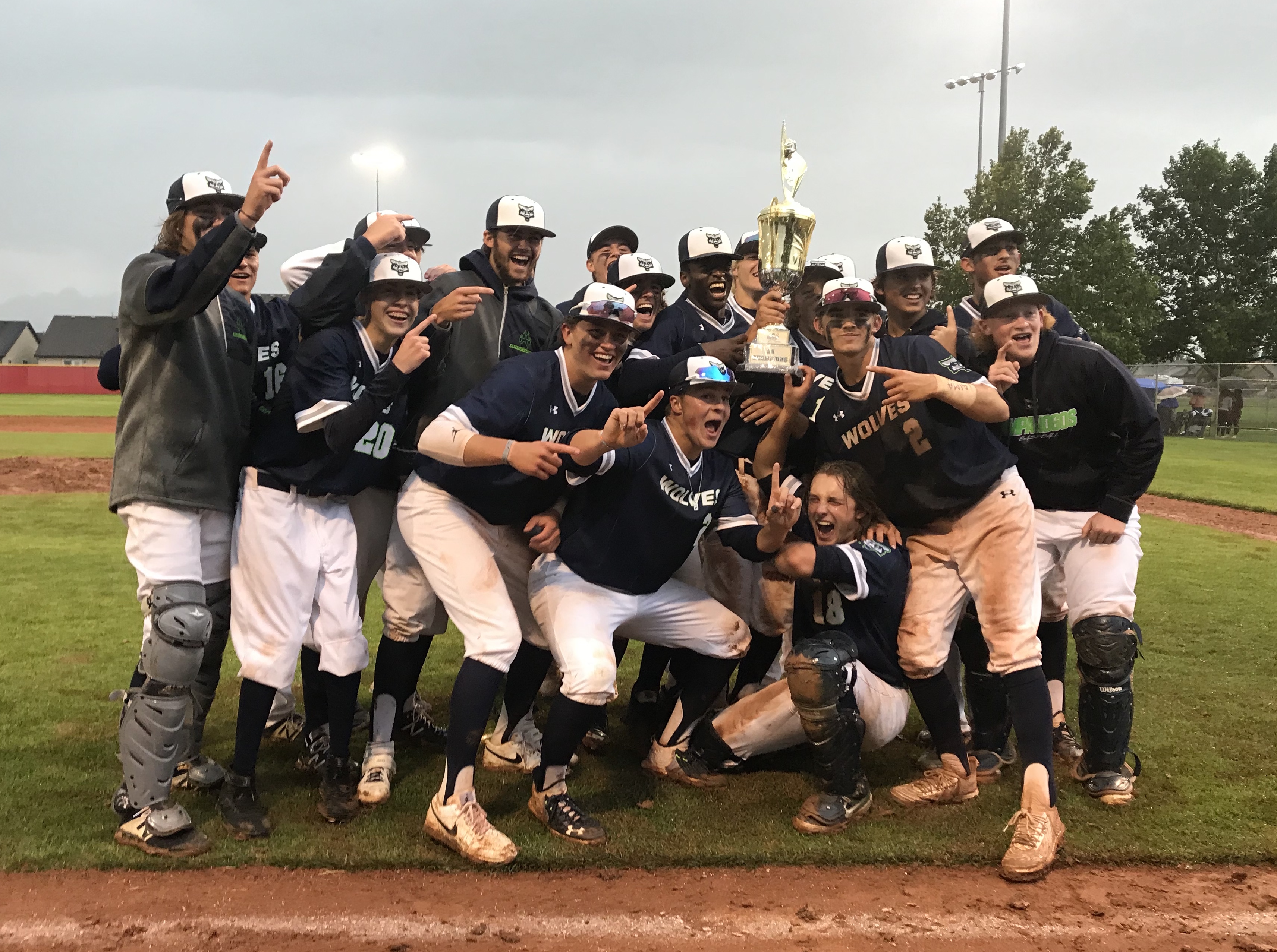 Timpanogos celebrates after beating Salem Hills twice to claim the UPG 5A Last Chance tournament title, Saturday, June 6, 2020 in Spanish Fork. (Photo: Sean Walker, KSL.com)
