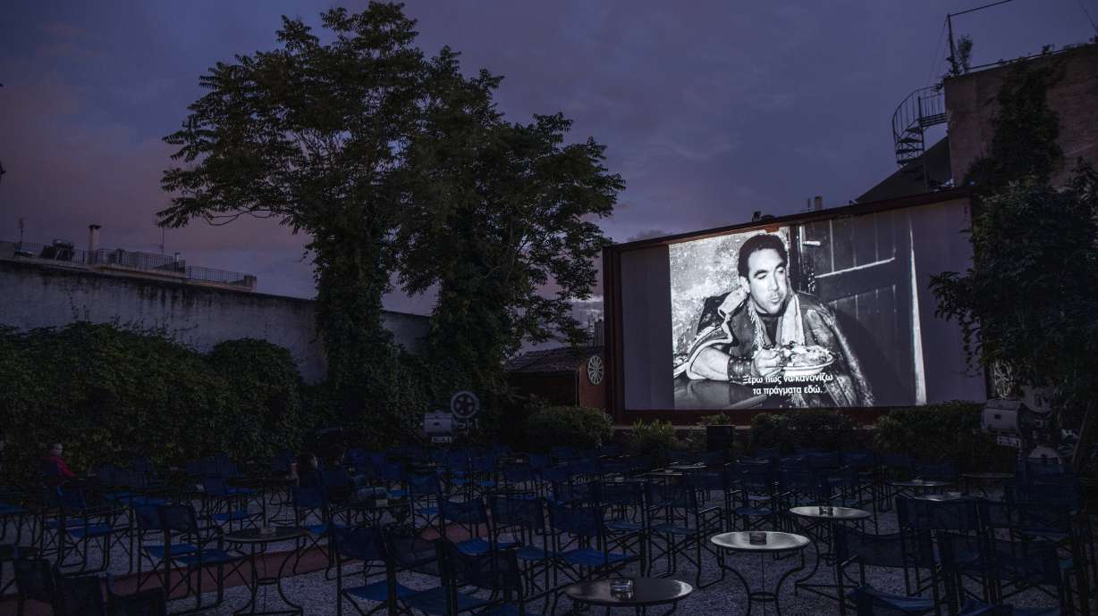 AP PHOTOS: Magic in Greek moonlight as outdoor cinemas open