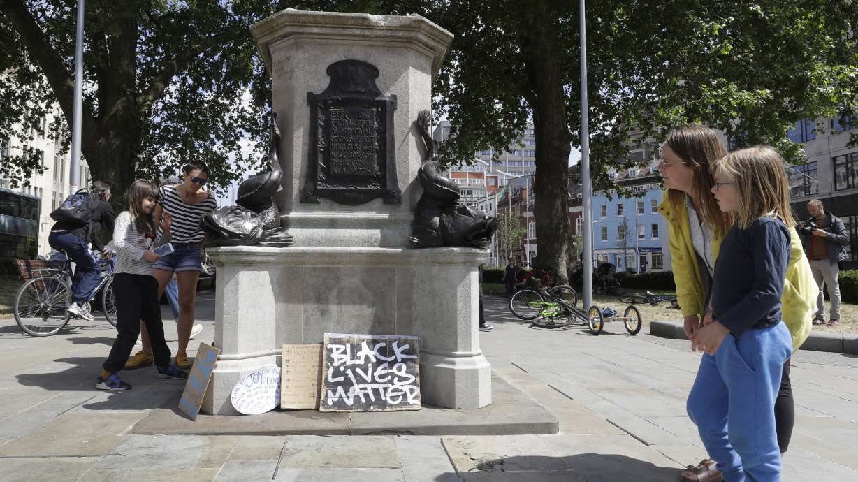 In Bristol, toppling of slave trader's statue a major moment