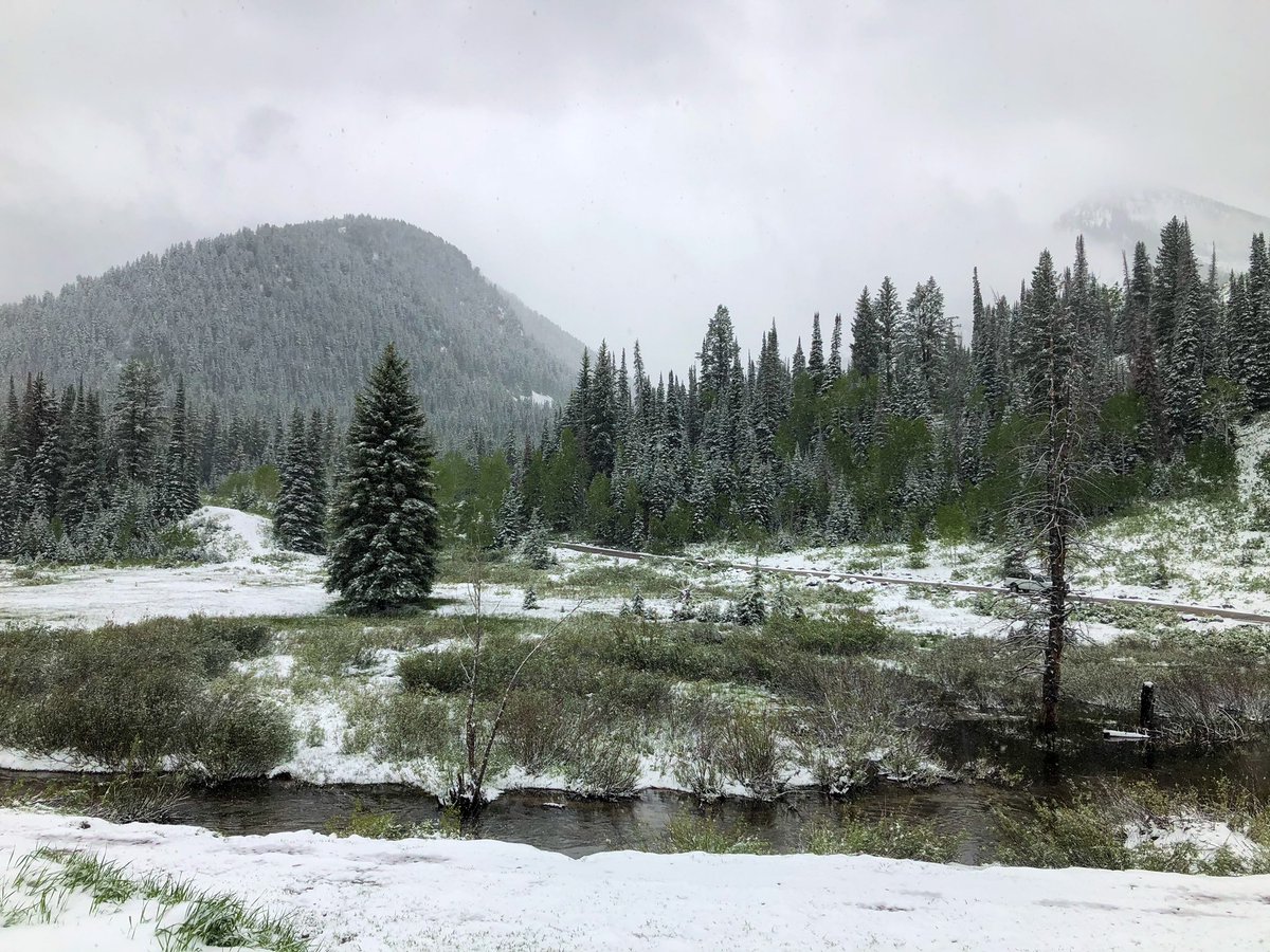 Rare weather system brings mountain snow, 50-degree temperature swing to Utah