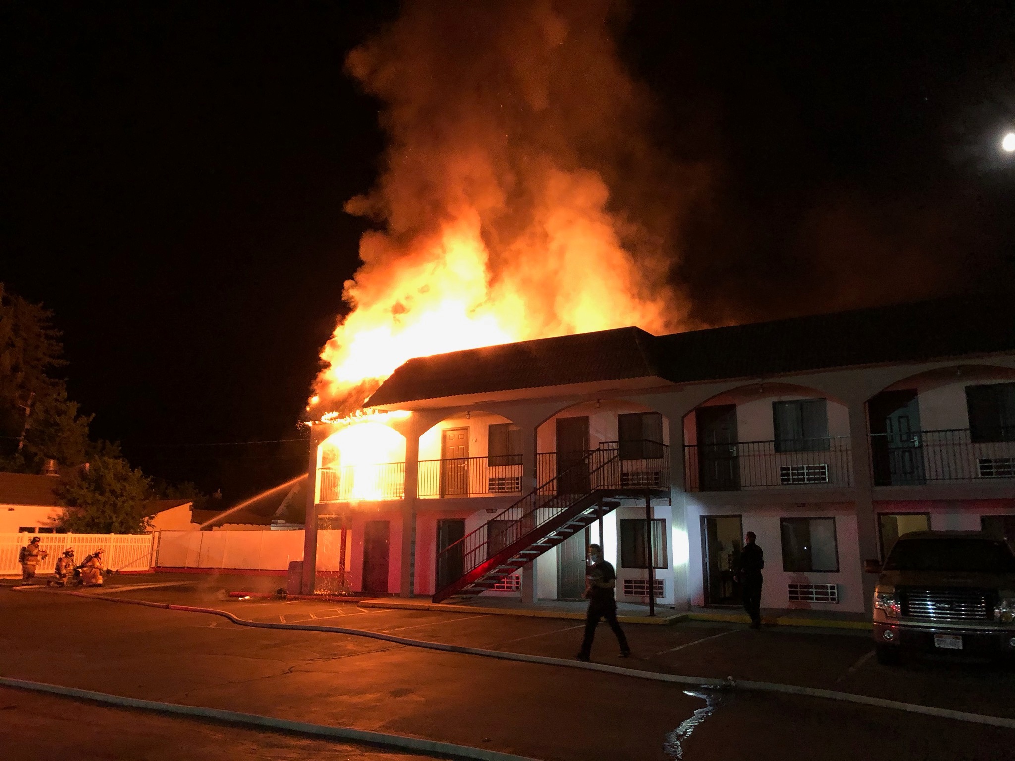Fire in Logan significantly damages hotel room 