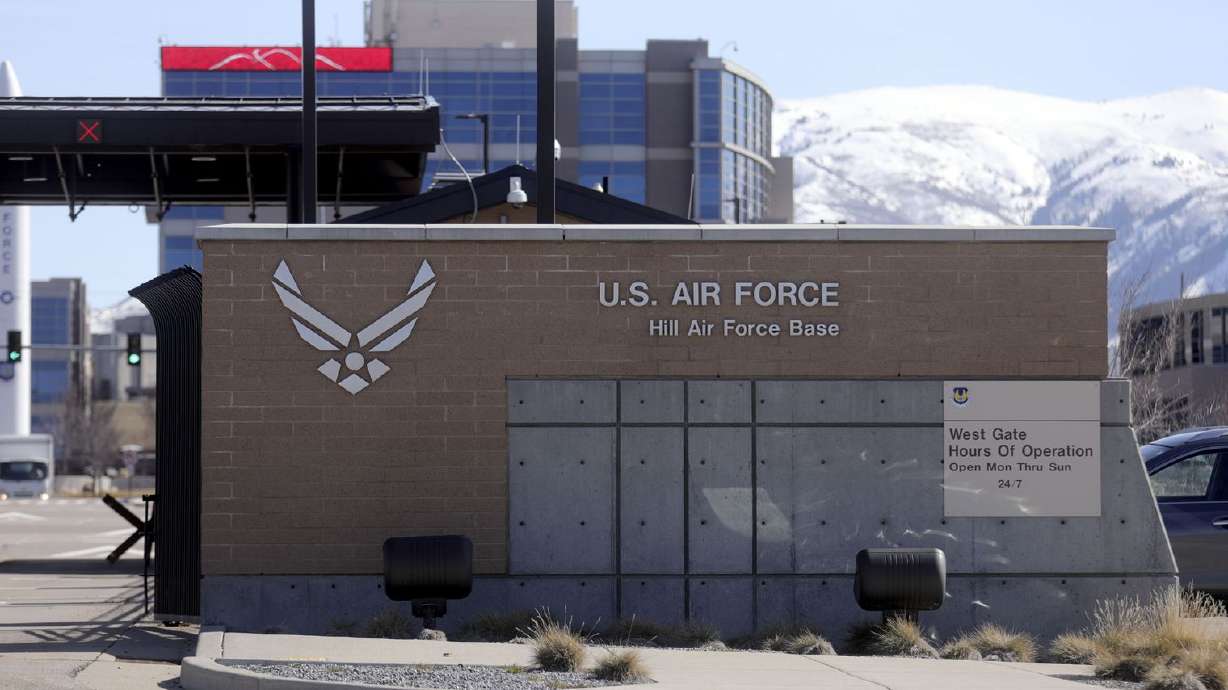 west gate, Hill Air Force Base