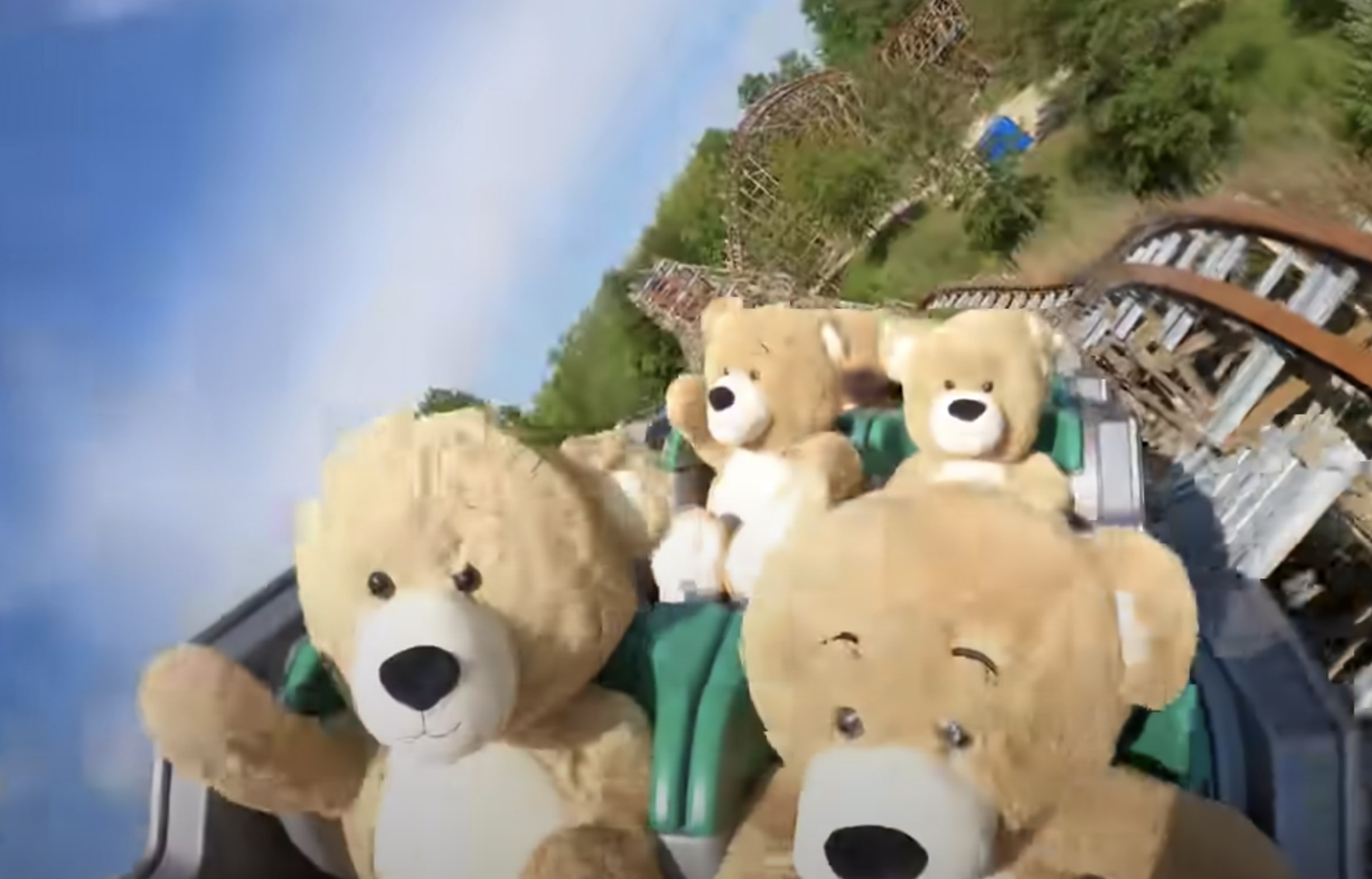Have You Seen This? The teddy bear roller coaster
