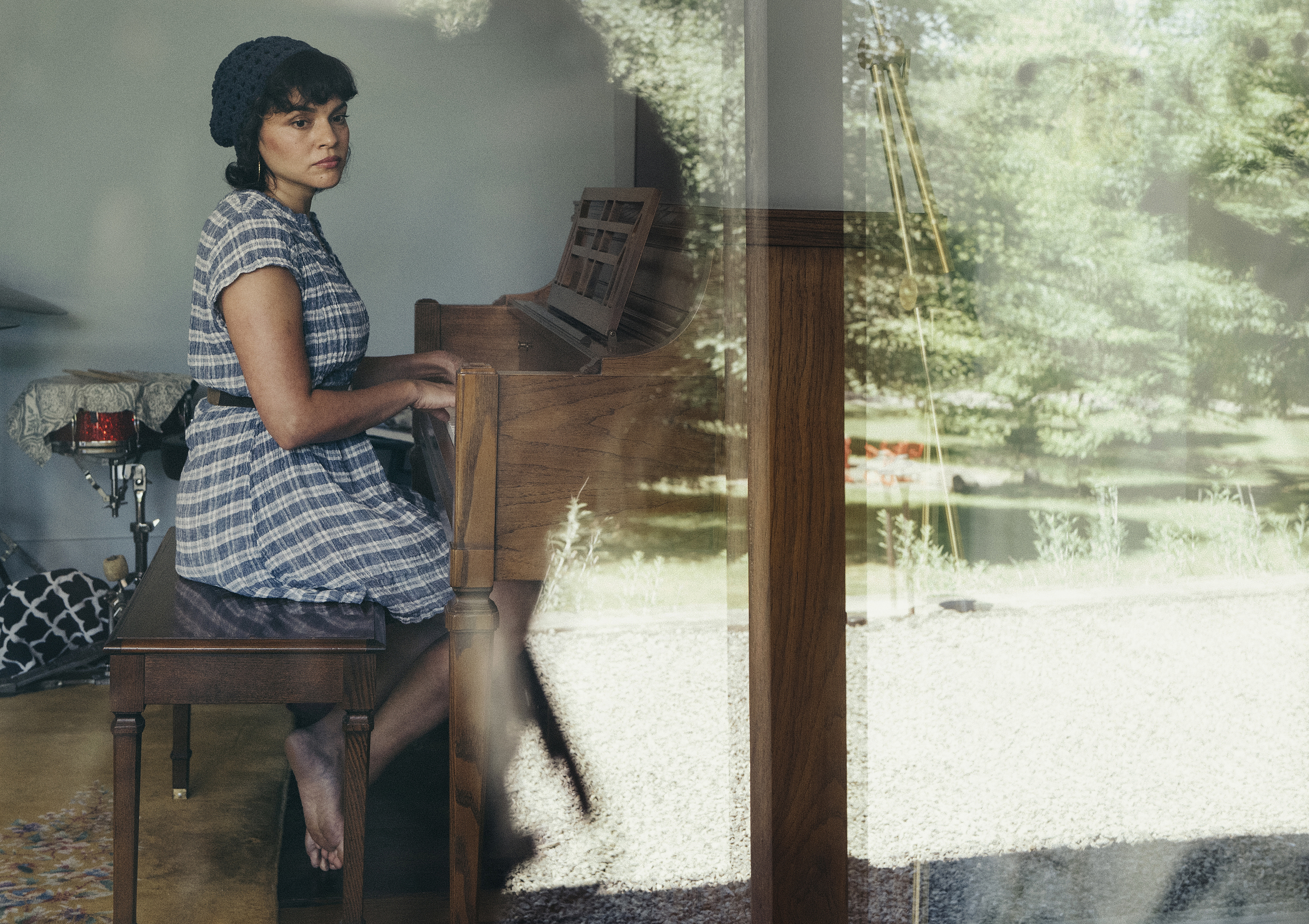 Pick me up off the floor, Norah Jones asks on her new album
