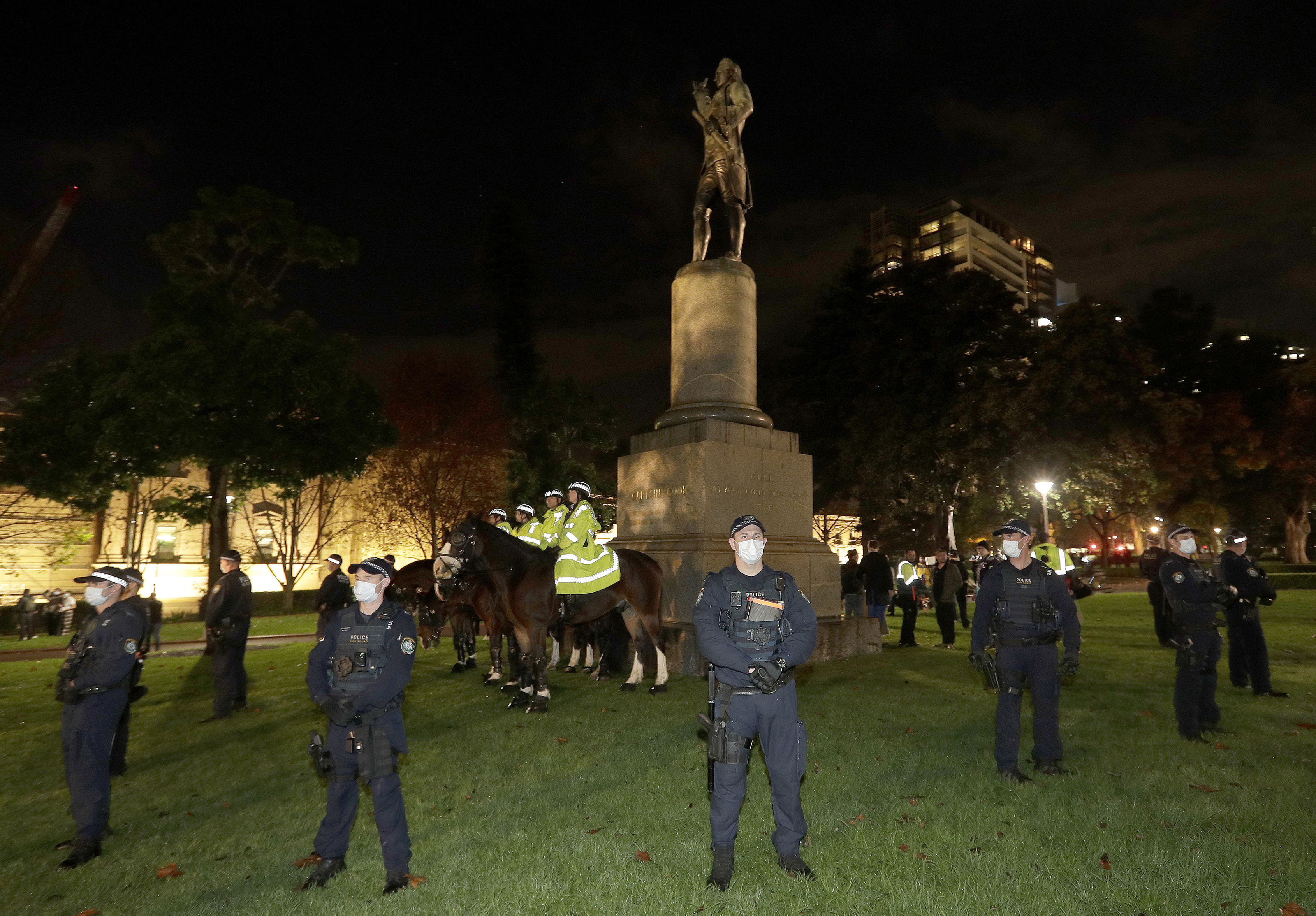 2 Sydney statues of British explorer James Cook vandalized 
