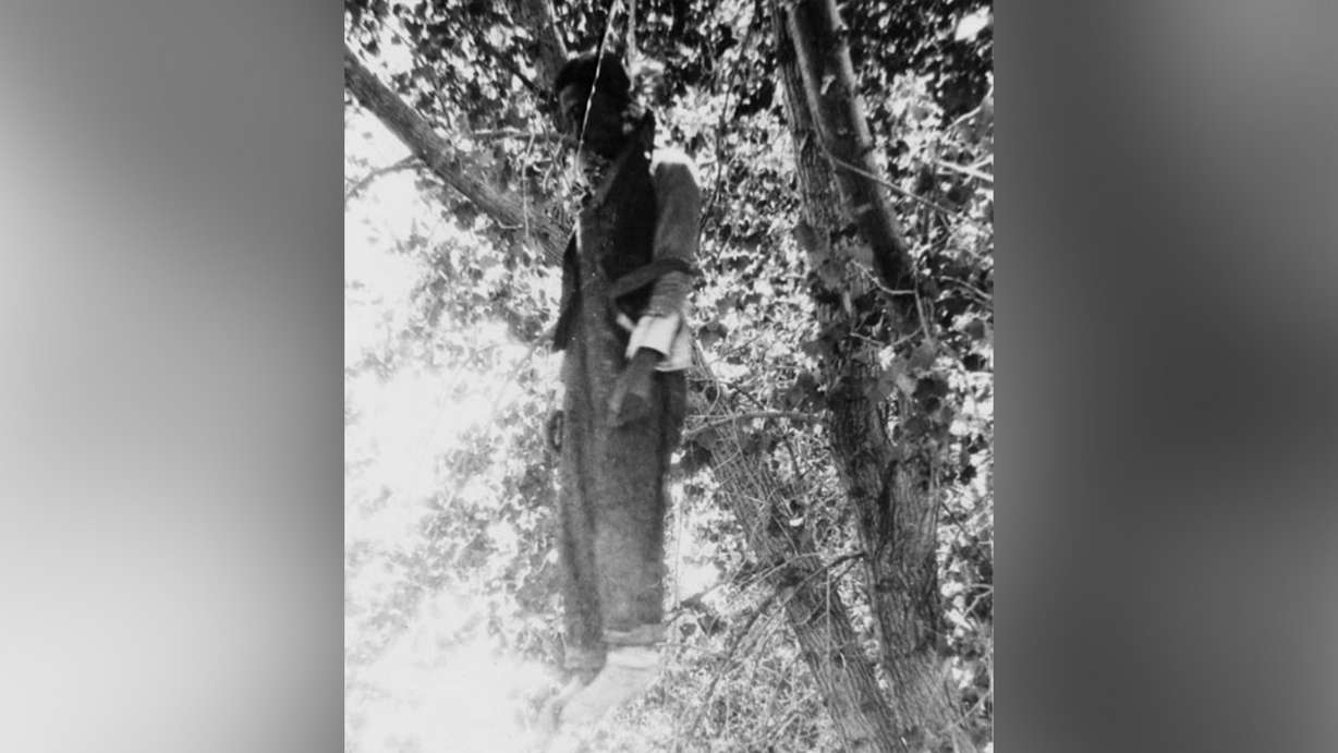 Robert Marshall, lynched from the "hanging tree" south of Price on Jun 18, 1925. Eleven men were initially charged with the crime but charges were later dropped when witnesses were uncooperative. (Photo: Utah State History)