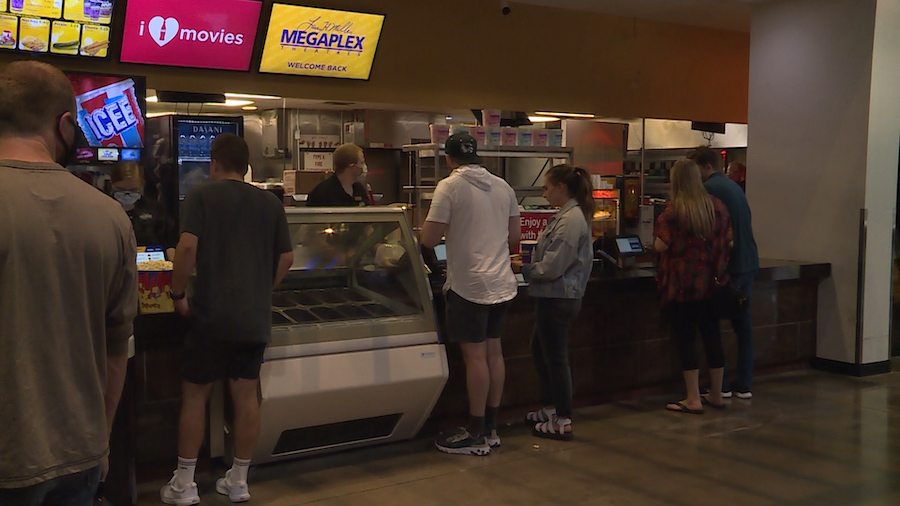 The theaters reopened with stringent health and social distancing rules Thursday, June 18, 2020. (Photo: KSL TV)