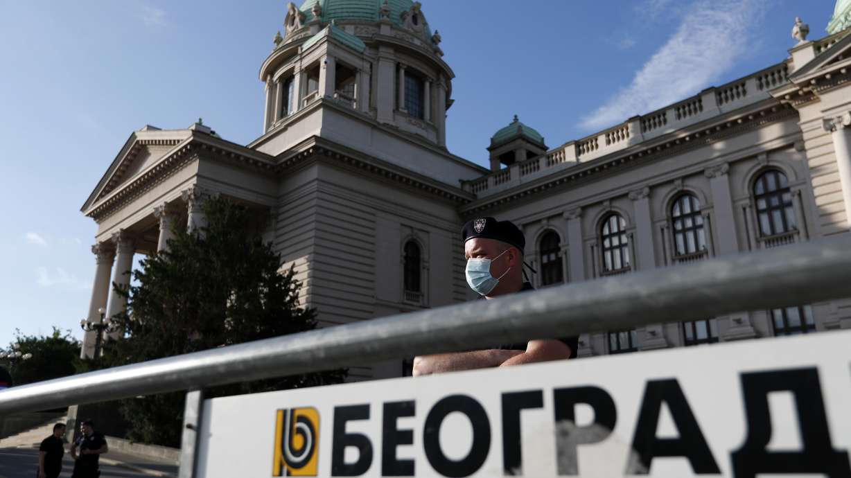 Ruling populist party claims landslide win in Serbia vote