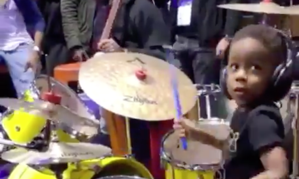 Have You Seen This? 5-year-old drummer will melt your face off