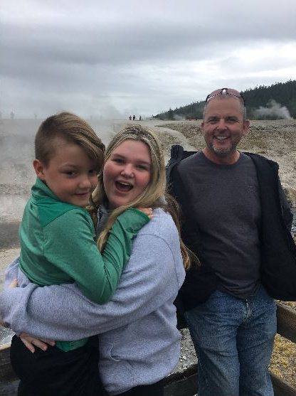 Tylee Ryan and JJ Vallow stand with their uncle, Alex Cox, on Sept. 8, 2019.