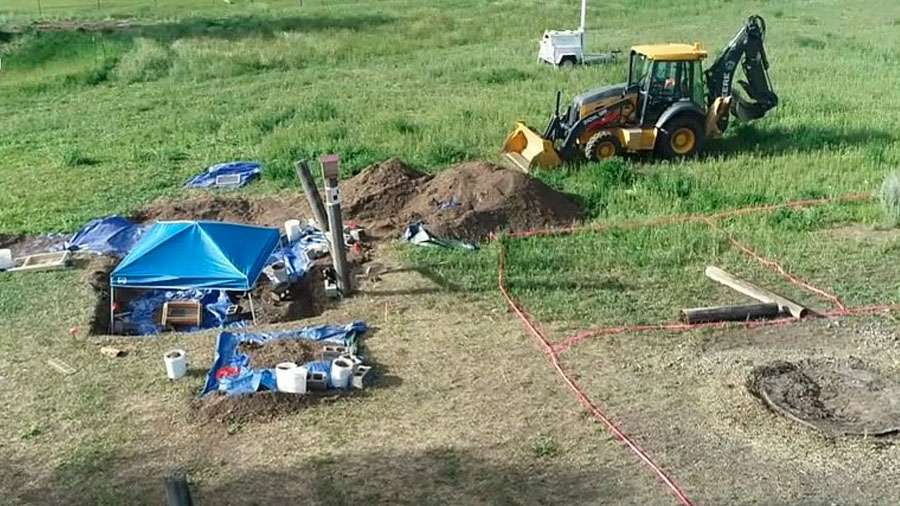 Police search Chad Daybell’s property in Salem, Idaho Tuesday, June 9, 2020. (Photo: KSL TV)