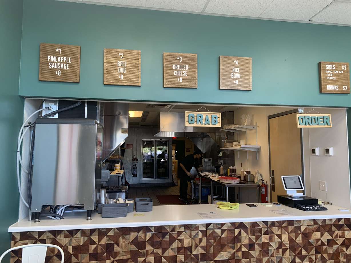 The counter of Porky's Kauai in Lehi. The celebrated Hawaii restaurant opened in Utah in March. (Ryan Miller, KSL.com)