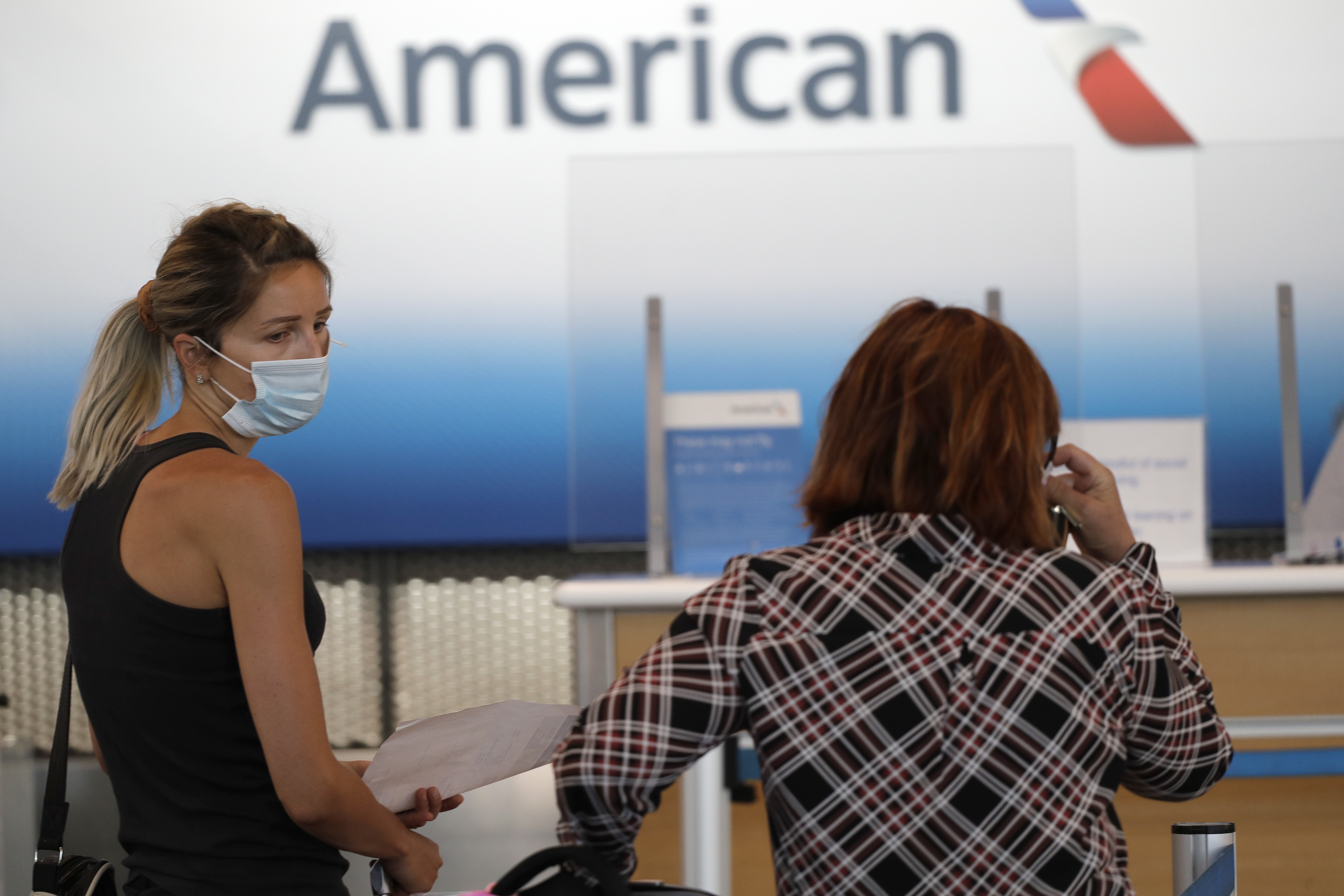 American booking full flights next week; Big Lots still busy