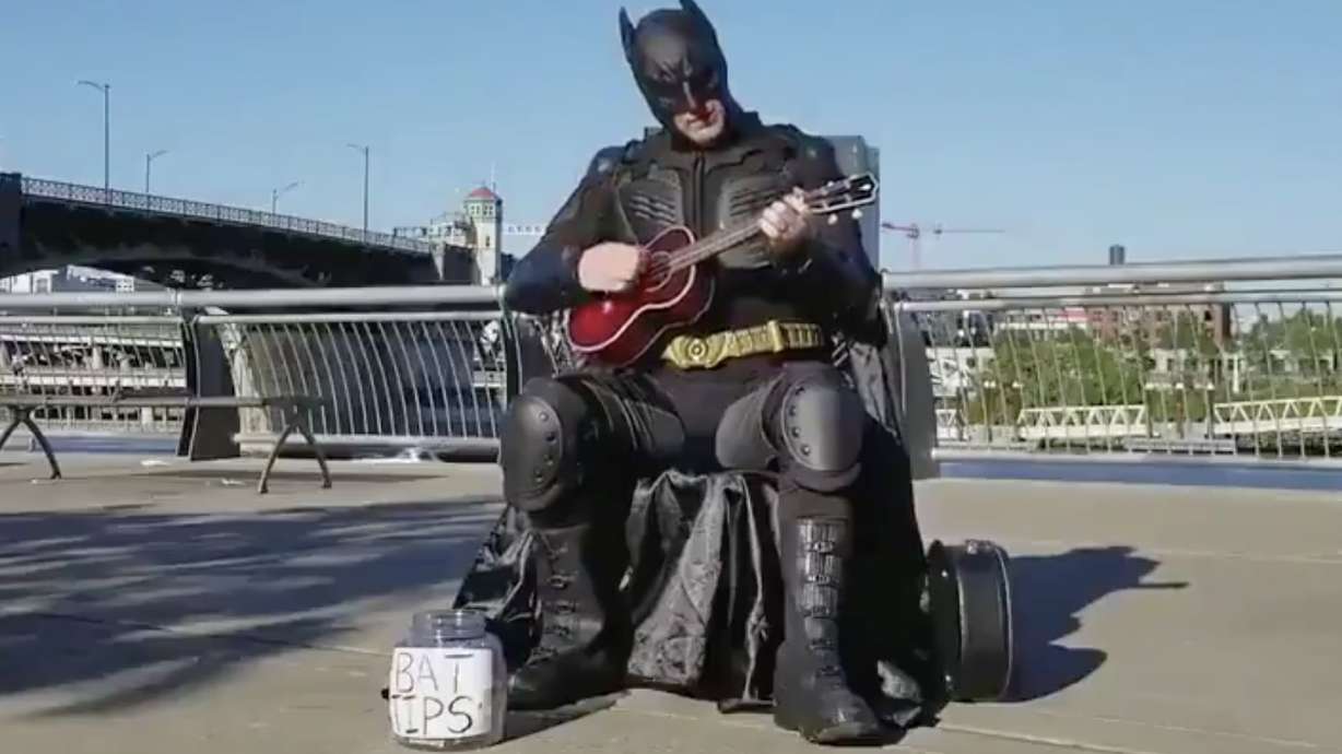 Have You Seen This? Spider-Man street performer brutally attacks Batman street performer