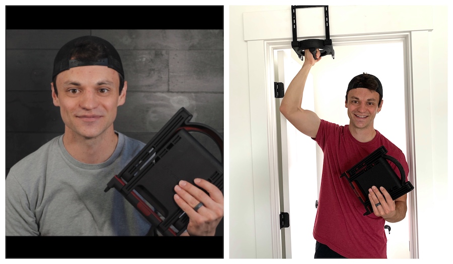 Ethan Abbott holds a pair of RYZE-UPS. (Courtesy Ethan Abbott via EastIdahoNews.com)