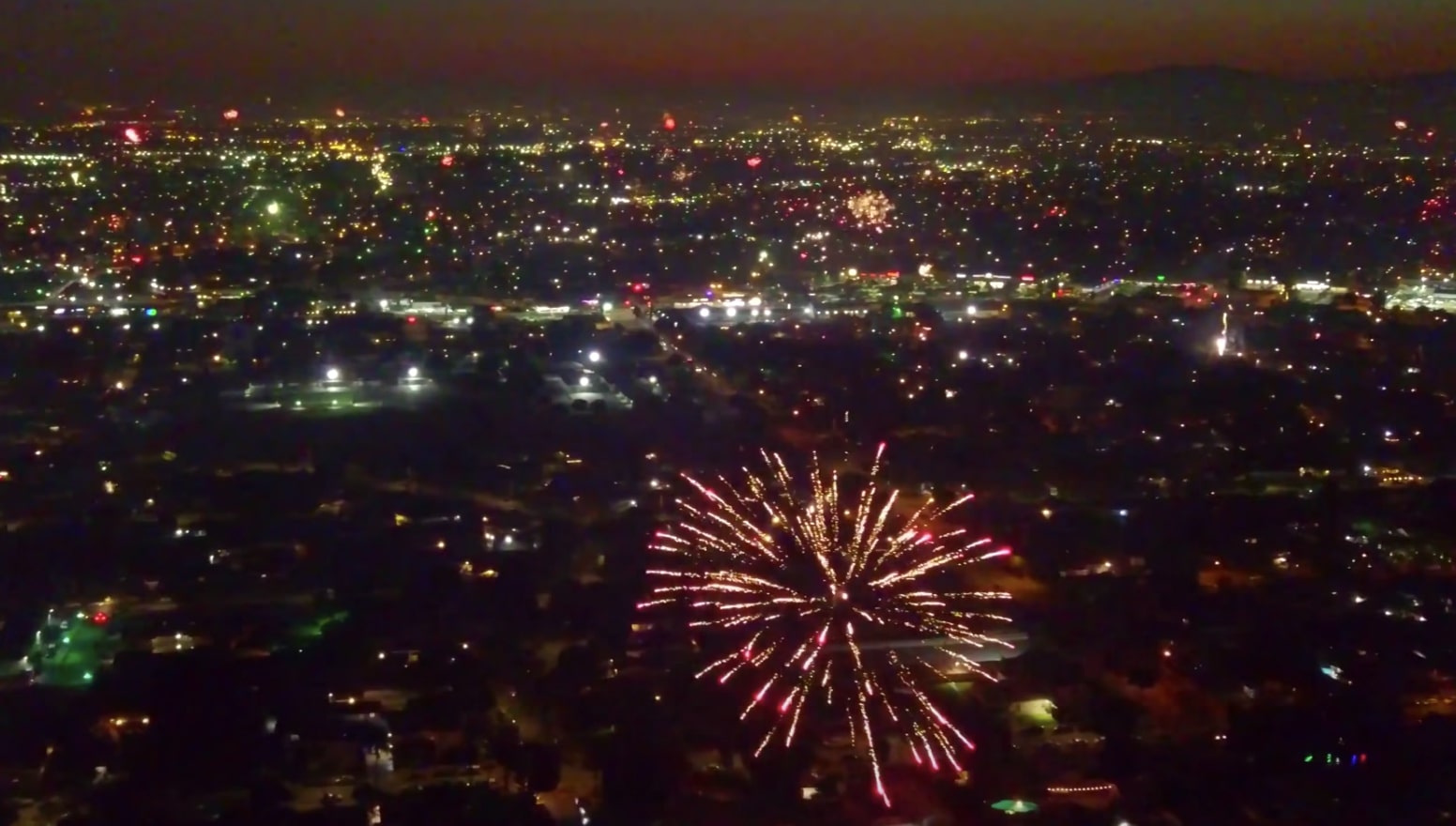 Have You Seen This? Drone footage of thousands of illegal fireworks