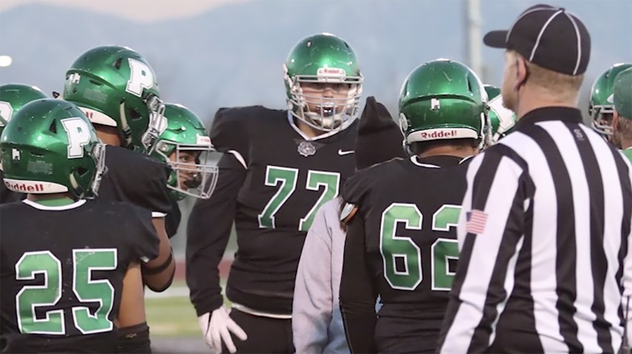 Carson Flake says he’s excited to take the field with his fellow Bulldogs for Provo High School this fall. (Photo: via KSL TV)